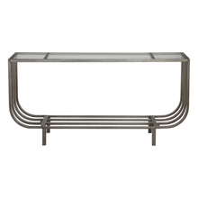 Uttermost 24764 - Uttermost Arlice Bright Silver Console Table