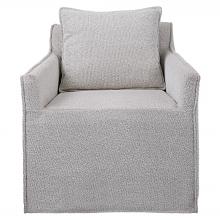Uttermost 23658 - Uttermost Welland Gray Swivel Chair
