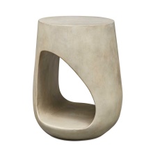 Uttermost 50255 - Uttermost Lithos Gray Outdoor Accent Table