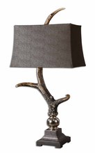 Uttermost 27960 - Uttermost Stag Horn Dark Shade Table Lamp