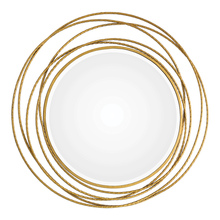Uttermost 09348 - Uttermost Whirlwind Gold Round Mirror