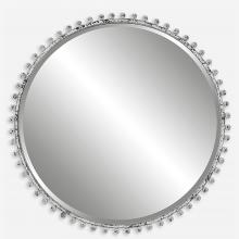 Uttermost 09770 - Uttermost Taza Aged White Round Mirror