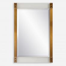 Uttermost 09953 - Nera Plated Brass Mirror