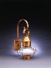 Northeast Lantern 2531-DAB-MED-OPT - Caged Onion Wall Dark Antique Brass Medium Base Socket Optic Glass