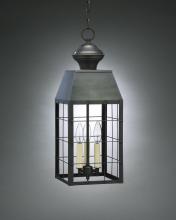 Northeast Lantern 8352-DAB-LT3-CLR - H-Rod Hanging Dark Antique Brass 3 Candelabra Sockets Clear Glass