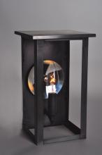 Northeast Lantern 8961-AB-LT1-CSG-MR40 - Wall Antique Brass Candelabra Socket Clear Seedy Glass With Mirrored Reflector