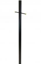 Wave Lighting 293-BK - 8' ALUM POST 2.95 X .050 X 96" BLACK POST