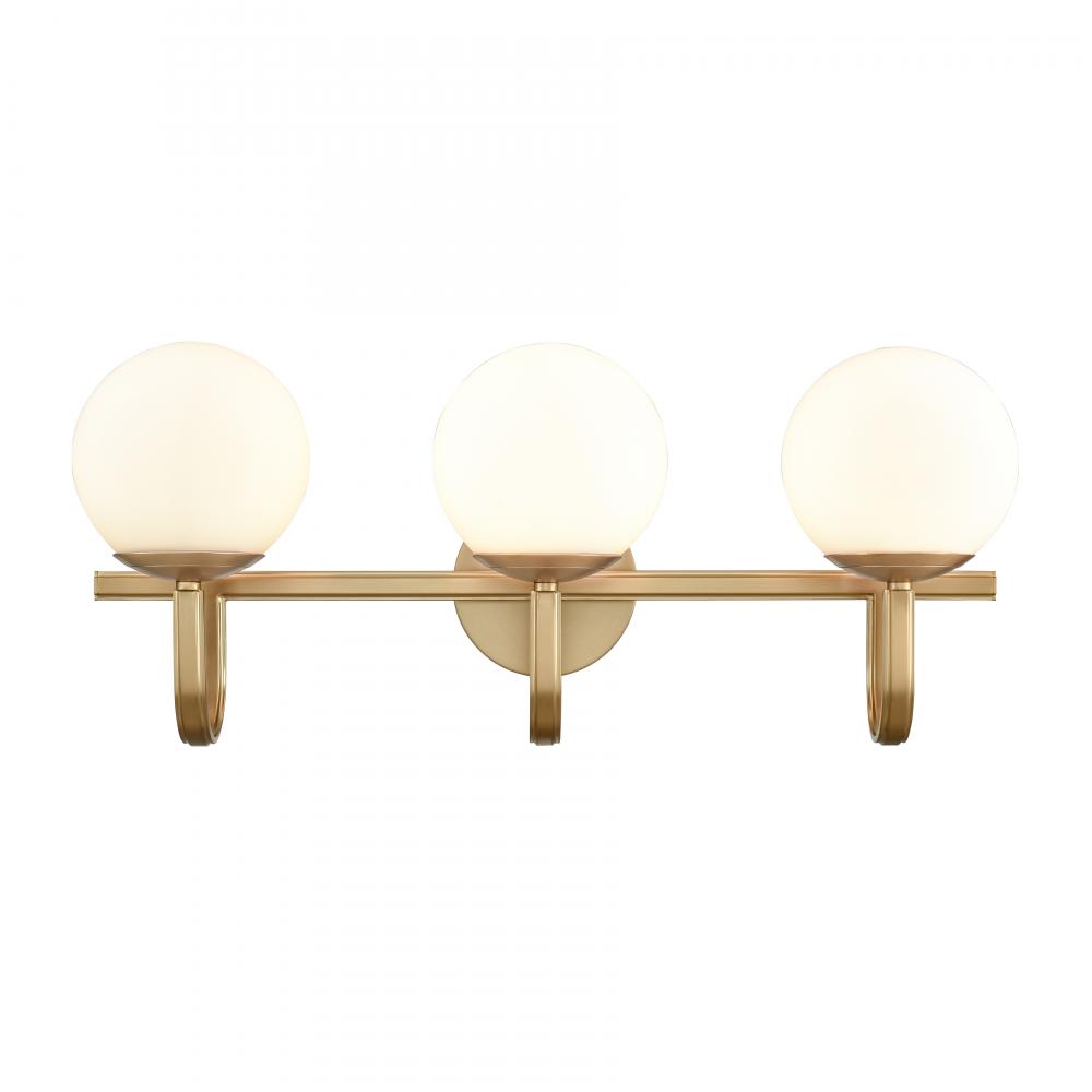 Caroline 24'' Wide 3-Light Vanity Light - Brushed Gold