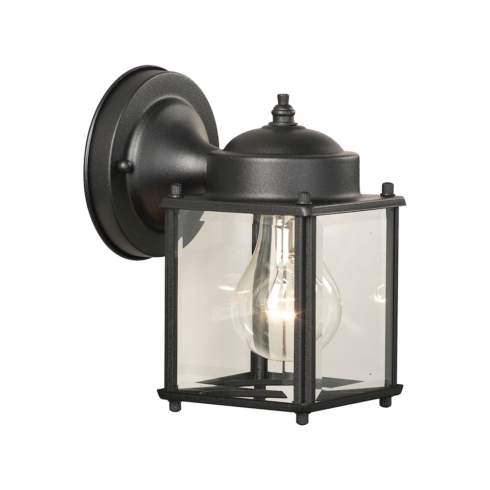 Thomas - Outdoor Essentials 7.5'' High 1-Light Outdoor Sconce - Black