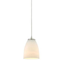 ELK Home 10466/1 - Sandstorm 1-Light Mini Pendant in Satin Nickel with Off-white Glass