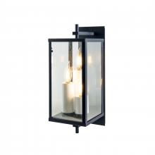 ELK Home 1150-MB-CL - Back Bay 16.75'' High 3-Light Outdoor Sconce - Matte Black