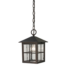 ELK Home 8201EH/70 - Thomas - Shaker Heights 7'' Wide 1-Light Outdoor Pendant - Hazelnut Bronze