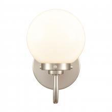 ELK Home EC89980/1 - Fairbanks 8.5'' High 1-Light Sconce - Brushed Nickel and Opal