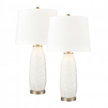 ELK Home S0019-8034/S2 - Bynum 29'' High 1-Light Table Lamp - Set of 2 White