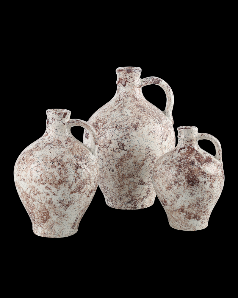 Marne Brown & Off-White Demijohn Set of 3