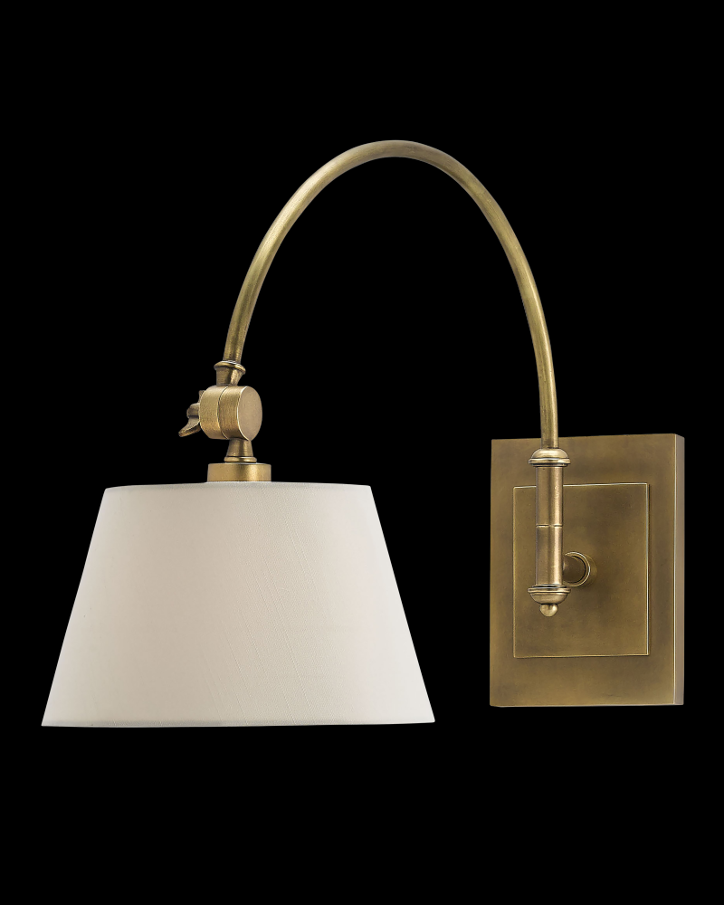 Ashby Brass Swing-Arm Sconce,