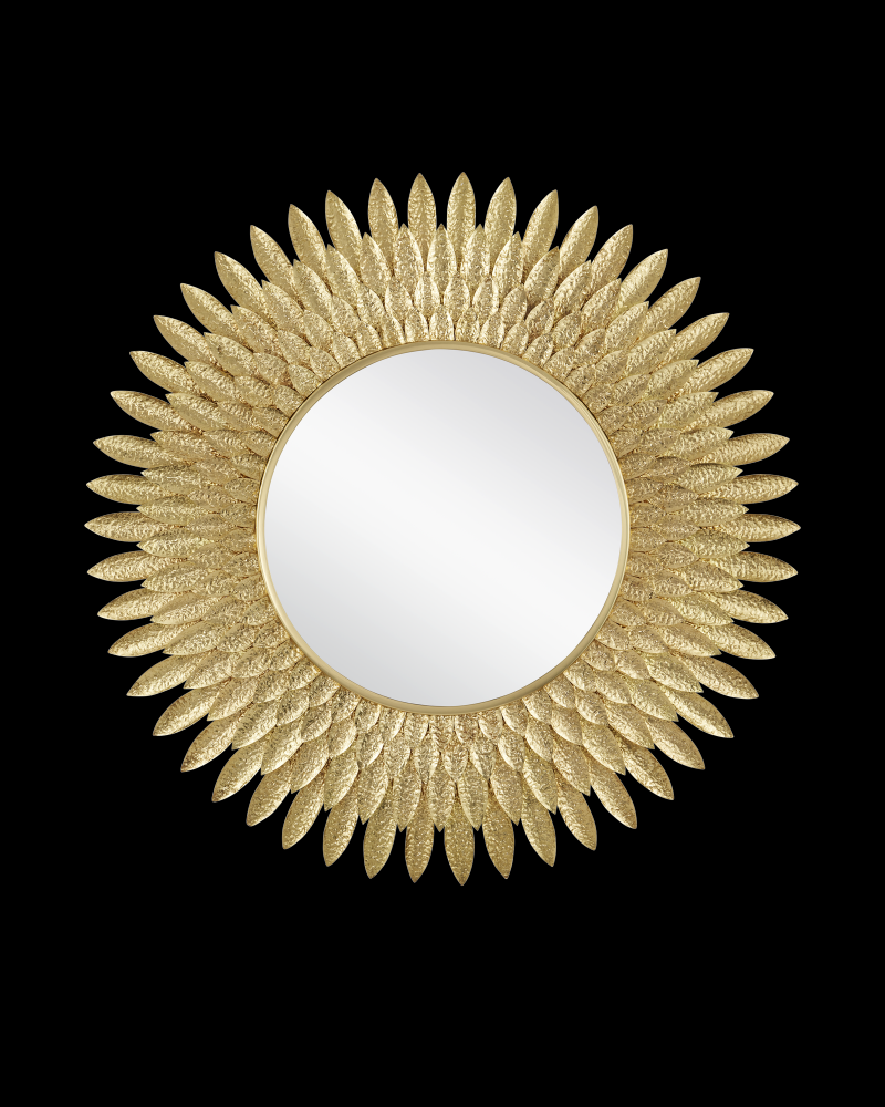 Plume Round Mirror