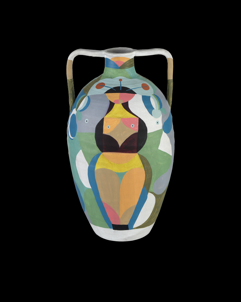 Amphora Medium Multi-Colored Vase