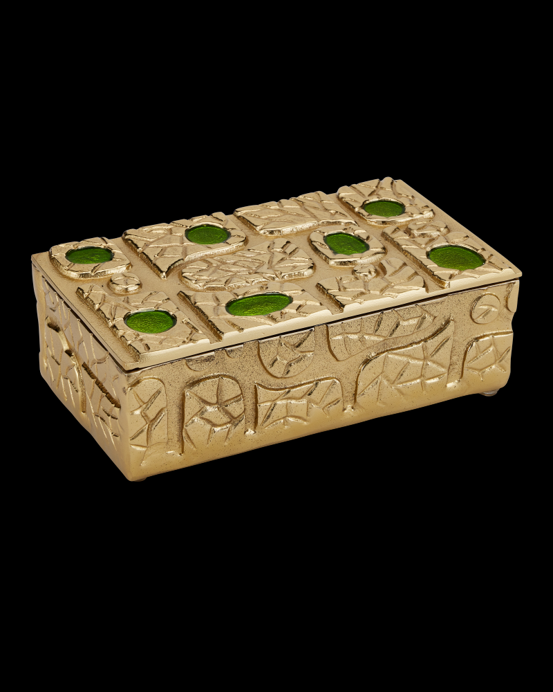 Beau Monde Gold & Green Box