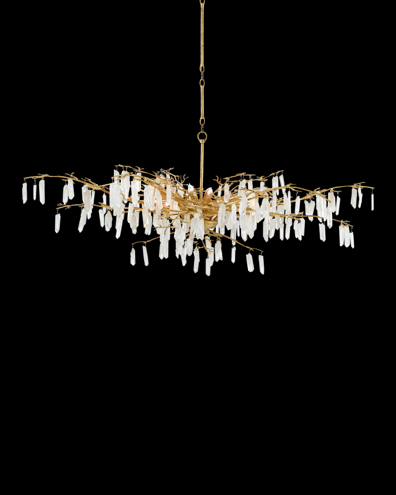 Forest Dawn Gold Chandelier