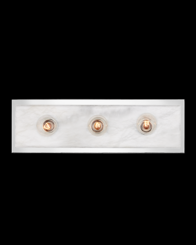 Berdine Medium Nickel Bath Wall Sconce