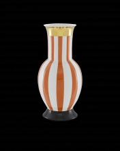 Currey 1200-0391 - De Luca Large Coral Strip Vase