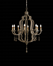 Currey 9010 - Waterloo Gray Chandelier